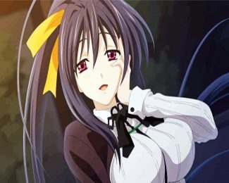 Akeno Anime Girl diamond painting