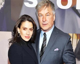 Alec And Hilaria Baldwin diamond painting