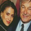 Alec Baldwin And His Wife Hilaria diamond painting