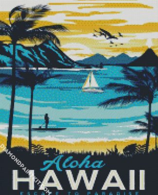 Aloha Poster diamond painting