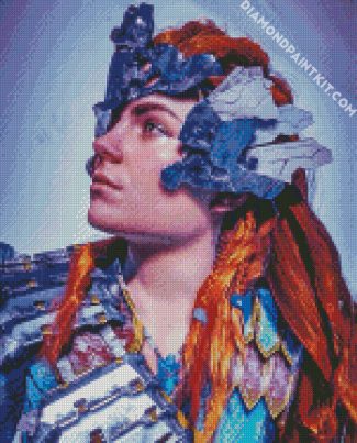 Aloy Character diamond painting