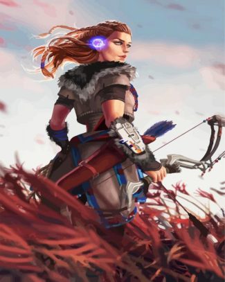 Aloy Horizon Zero Dawn Game diamond painting