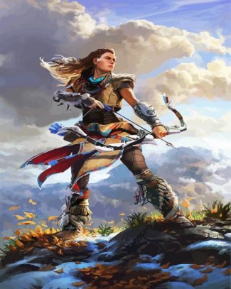 Aloy Hunter diamond painting