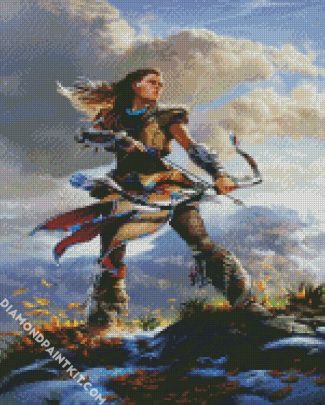 Aloy Hunter diamond paintings