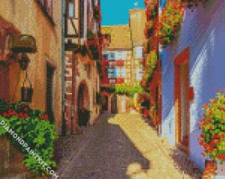 Alsace Village diamond painting