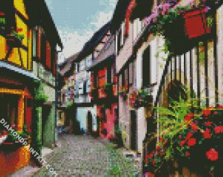 Alsace Streets diamond painting