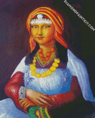 Amazigh Mona Lisa diamond painting