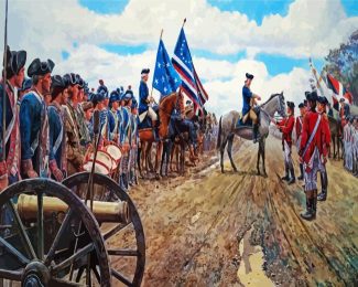 American Independence War diamond painting