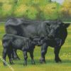 Angus Cow And Calf diamond painting