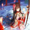 Anime Girl In Kimono diamond painting