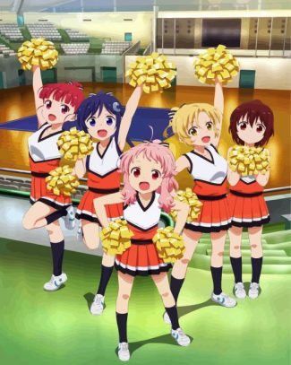 Anime Girls Cheerleading diamond painting