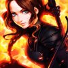 Anime katniss Everdeen diamond painting