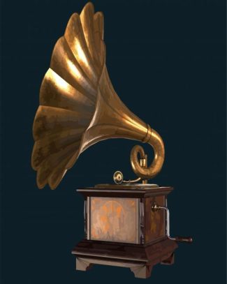 Antique Gramophone diamond painting