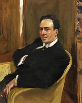 Antonio Machado Y Ruiz By Sorolla diamond painting