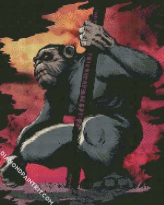 Ape Monkey Art diamond painting