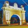 Arch Of Victory Ballarat At Night diamond painting