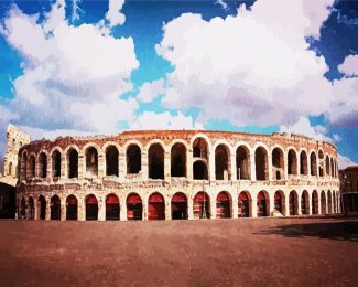 Arena Amphitheatre Verona diamond painting