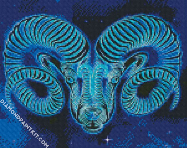 Aries Sign diamond painting