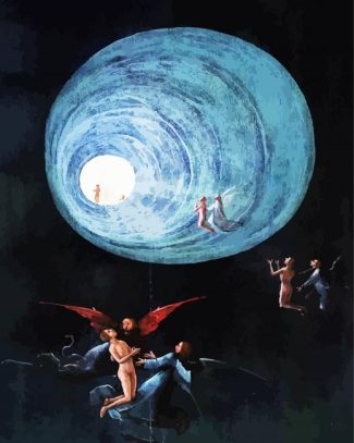 Ascent Of The Blessed By Bosch diamond painting