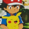 Ash And Pikachu diamond painting