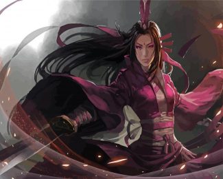 Asian Warrior Girl diamond painting