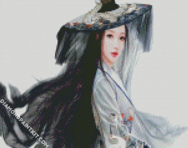 Asian Woman diamond painting