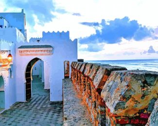 Asilah Moroccan City diamond painting