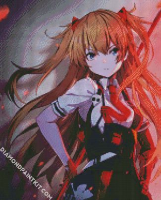 Asuka Neon Genesis Evangelion Anime diamond painting