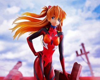 Asuka Neon Genesis Evangelion diamond painting