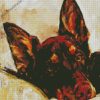 Australian Kelpie Dog Art diamond painting