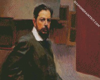 Autorretrato Joaquín By Sorolla diamond painting