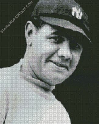 Babe Ruth Baseball Player diamond painting