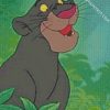 Bagheera Character diamond painting