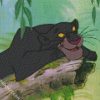 Bagheera Cartoon Character diamond painting