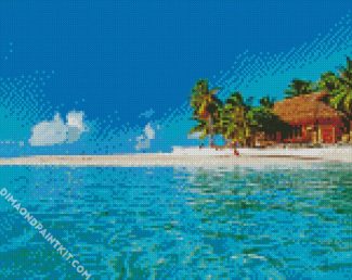 Bahamas Beach Shore diamond painting