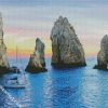 Baja Beach At Sunset diamond painting