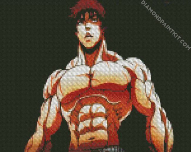 Baki Hanma The Grappler diamond painting