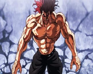 Baki's Father Yuujirou Hanma diamond painting