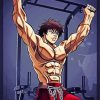 Baki The Grappler Training diamond painting