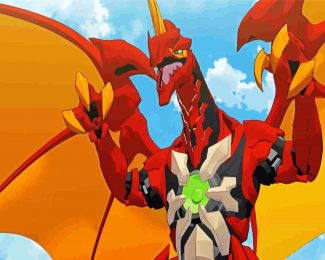 Bakugan Battle Brawlers Dragon Character diamond painting