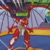 Bakugan Battle Brawlers Dragon diamond painting