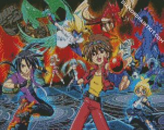 Bakugan Battle Brawlers Manga Anime diamond painting