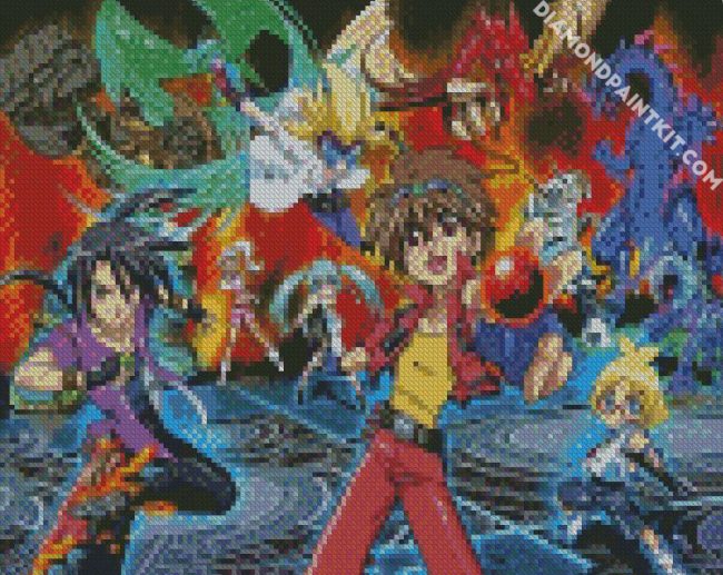 Bakugan Battle Brawlers Manga Anime diamond painting