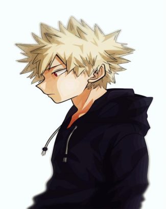 Bakugo Side Profile diamond painting