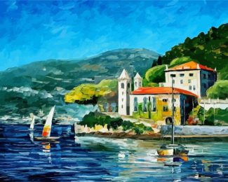 Balbianello Villa Art diamond painting