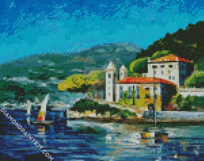 Balbianello Villa Art diamond painting