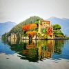 Balbianello Villa Water Reflection diamond painting