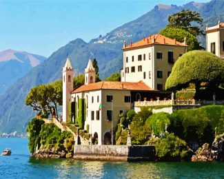 Balbianello Villa diamond painting