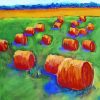 Bales In The Fields diamond painting