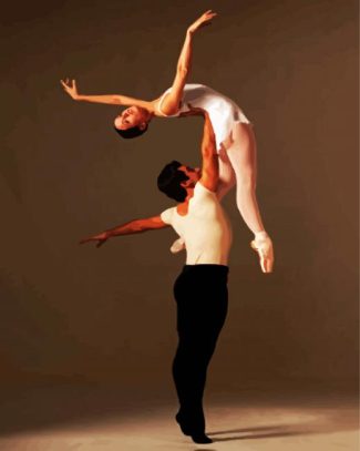 Ballerina And Ballerino diamond painting